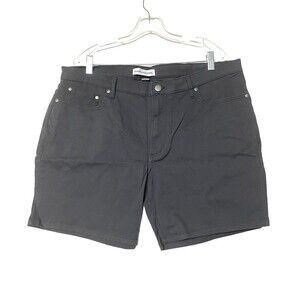 Amazon Essentials Chino Shorts Women's Size 38W Gray Summer Casual Pockets